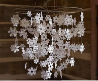 DIY Winter Paper Mobile
