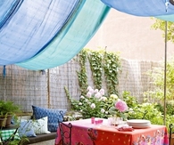 Boho Outdoor Dining Area