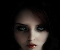 Goth Girl Blinking Eyes