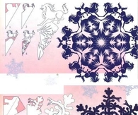 DIY Paper Snowflake Decorations