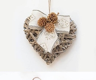DIY Shabby Chic Heart Decoration