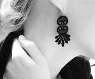 Craft Lace Bracelet and Earring Tutorial