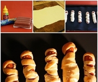 DIY Mummy Hot Dogs