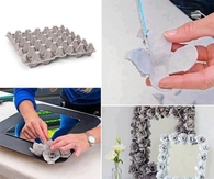 Egg Carton Picture Frames