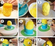 Mini Minion Cakes