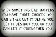 when something bad happens