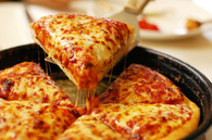 Slice of cheese pizza