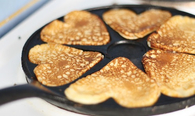 Heart crepes