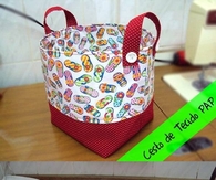 DIY Easy Fabric Basket