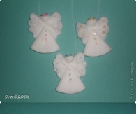 DIY Cute Felt Angels Ornament