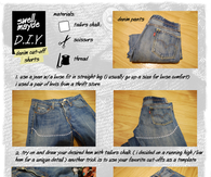 DIY Denim Cut Off Shorts