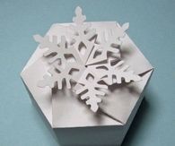 DIY Snowflake Gift Box