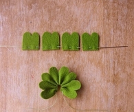 DIY Easy Fabric Clovers