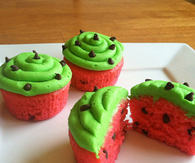 Watermelon Cupcakes