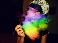 Neon Rainbow Smoke