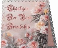 Thank you for your friendship