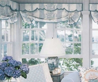 Pretty Soft Blue & White Living Room