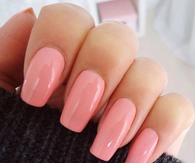 Pretty pink nails