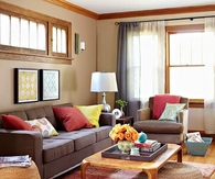 Rich autumn living room 