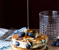 Blueberry pancakes