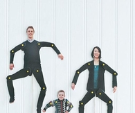 Dancing family cutouts