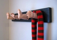 Babydoll coat rack