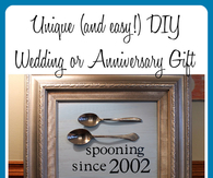 DIY Wedding or anniversary gift