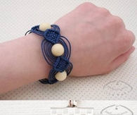 DIY Macrame Beads Bracelet