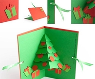 DIY Christmas Tree Pop Up Card