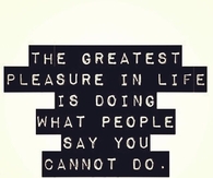 the Greatest Pleasure