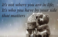 who you have by your side