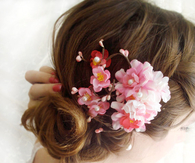 Cherry Blossom Hair Combs