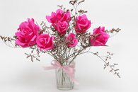 Pink Paper Roses
