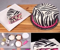 DIY Zebra Cake