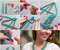 DIY Woven Bead Necklace