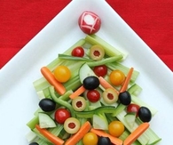 DIY Vegetable Christmas Tree Snack