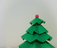 DIY Paper Christmas Trees