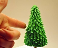 DIY Christmas Tree From Clay