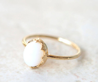 Moonstone ring