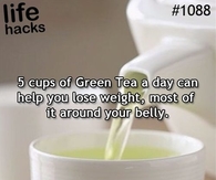5 cups of green tea a day