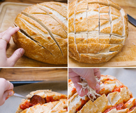 Easy Cheesy Pizza Pull Apart Bread Recipe