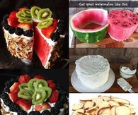 DIY Watermelon Cake