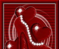 Red Pumps with Bling