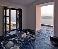 Indoor outdoor pool