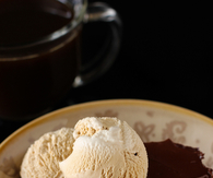 Chocolate and vanilla ice cream