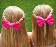 Chain braid tiebacks