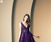 Purple Evening Gown
