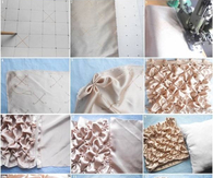 DIY Pillow with Flower Pattern