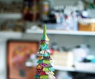 DIY Colorful Paper Christmas Tree