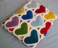 DIY Heart Baby Blankets Crochet Pattern